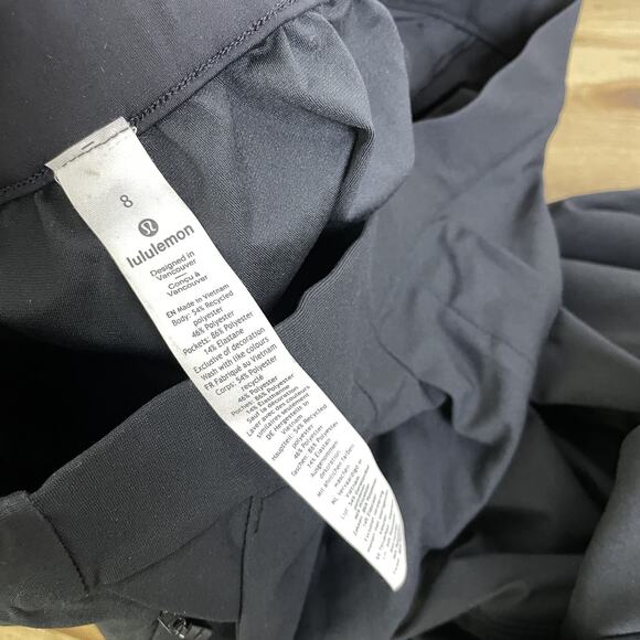 Lululemon Essential HR Trouser Pants Womens 8 Black WarpStreme High Rise 25" NWT - Picture 11 of 11